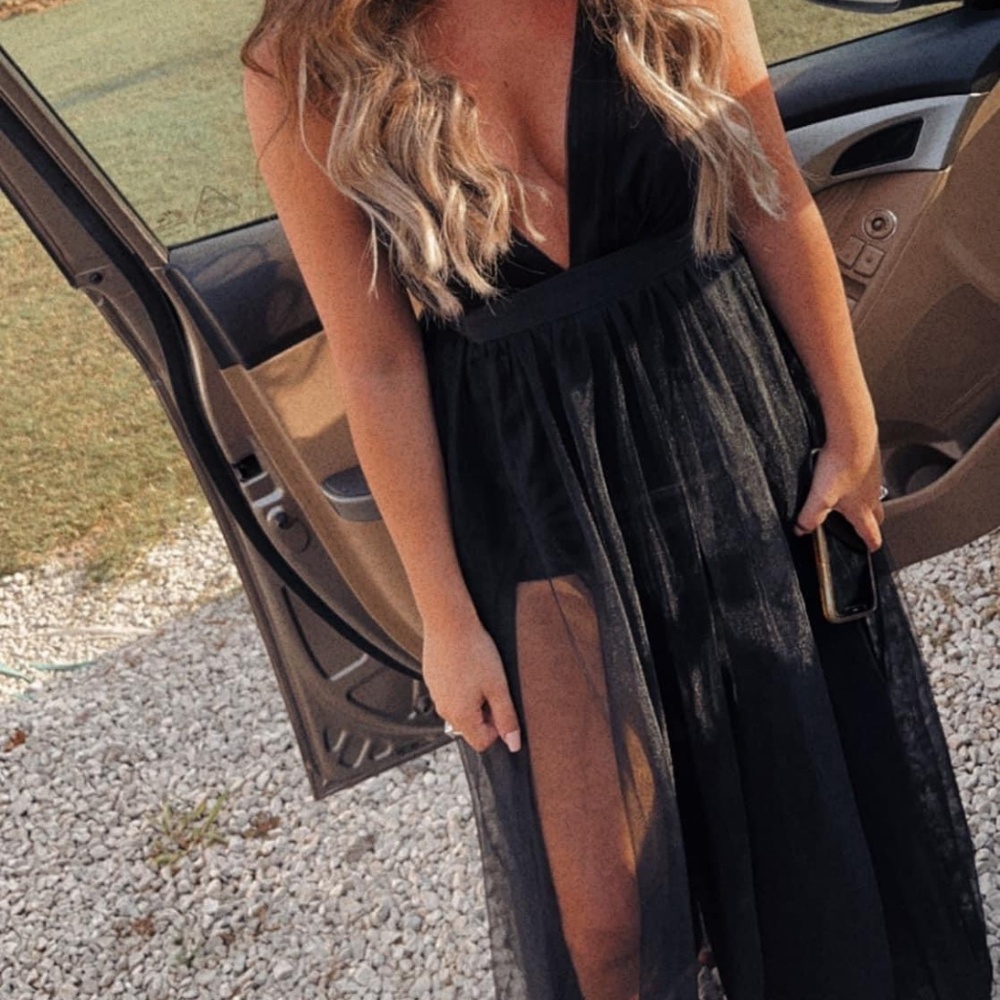 Black Tulle Dress